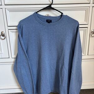 J. Crew Men's Light Blue Crewneck Sweater